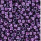 Toho seed beads 8/0 round Inside-Color Gray/Magenta-Lined - TR-08-1076